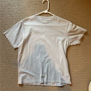 Anine Bing Women's Short Sleeve Crewneck Tee in Light sage green